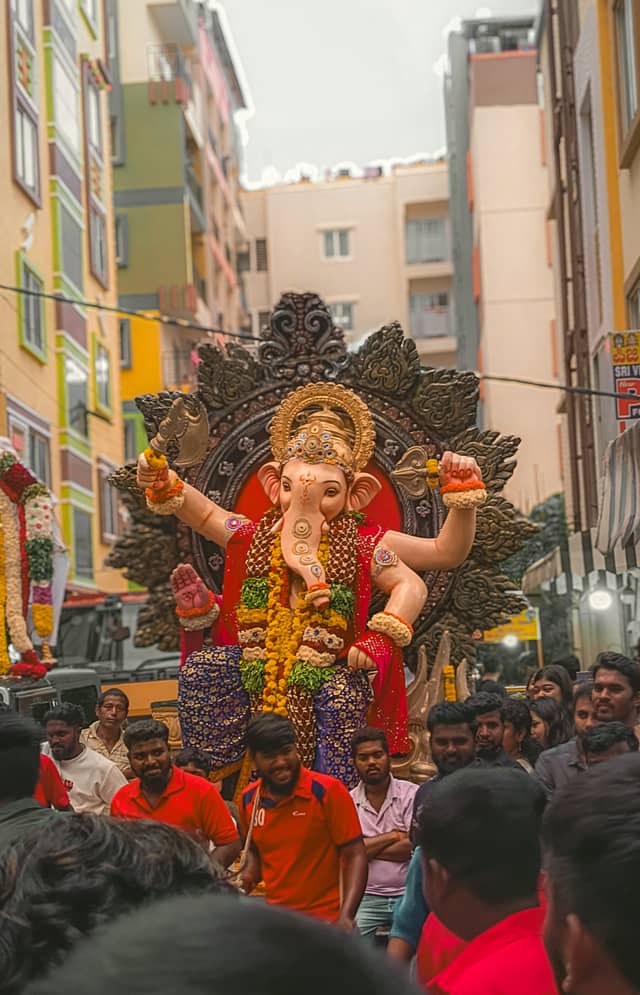 Ganesh Chaturthi Procession, Kanpur - Image 1