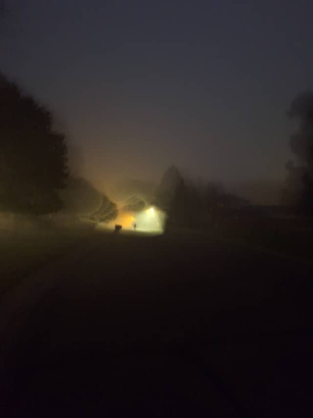 Foggy Suburban Nightscape - Image 1
