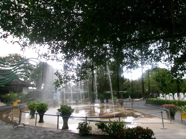 Prambanan Temple Park Fountain - Image 1