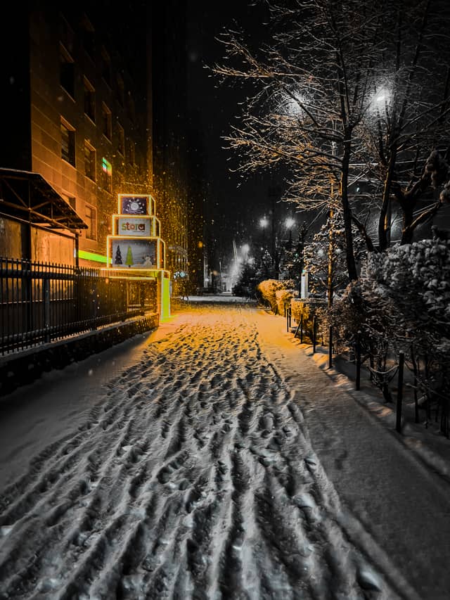 Ulaanbaatar Winter Night Walk - Image 1