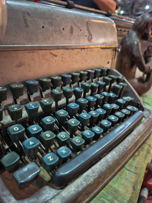 Vintage Typewriter at João Pessoa Historic Center - Image 1