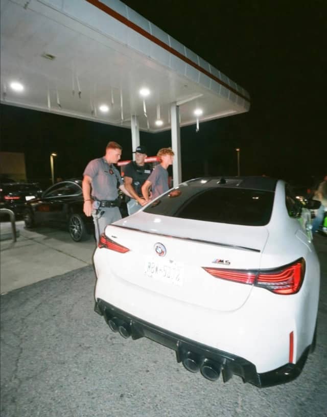 Liverpool Gas Station Night Scene - Image 1