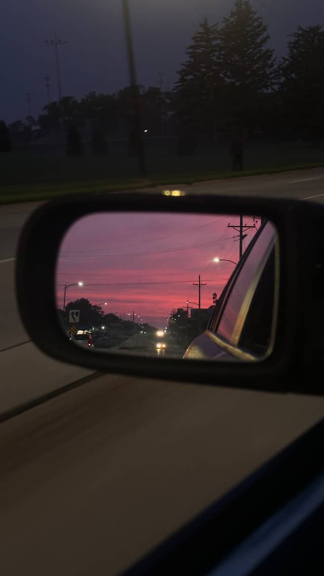 Ames Avenue Sunset Reflection - Image 1