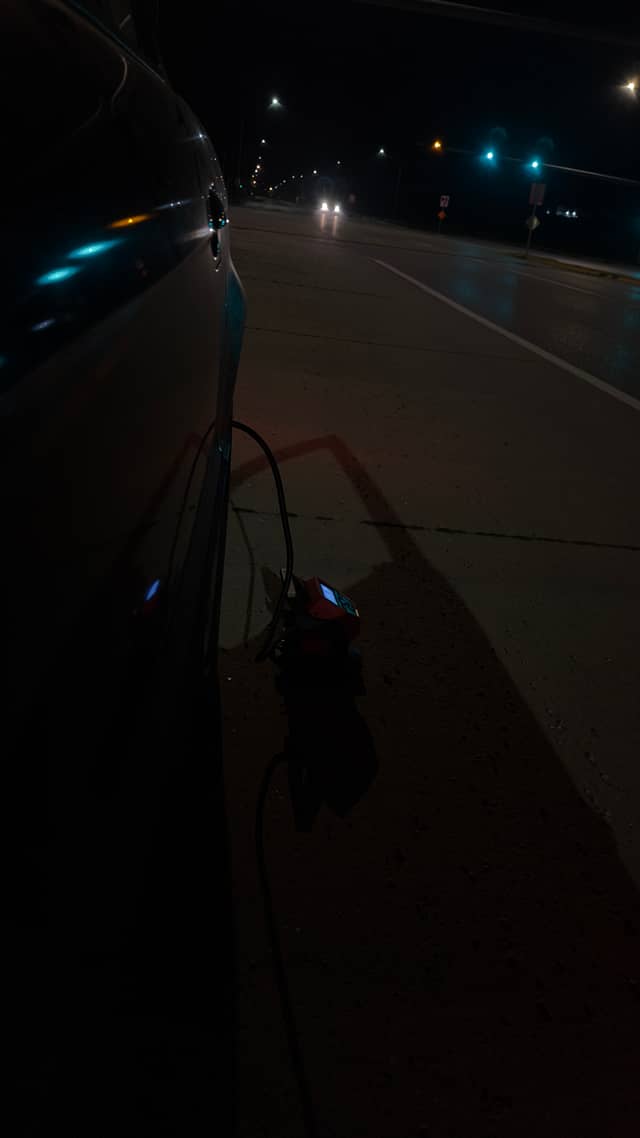 Highway 50 Roadside Night Scene - Image 1