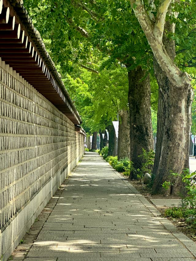 Gyeongbokgung Palace Stone Wall Path - Image 1