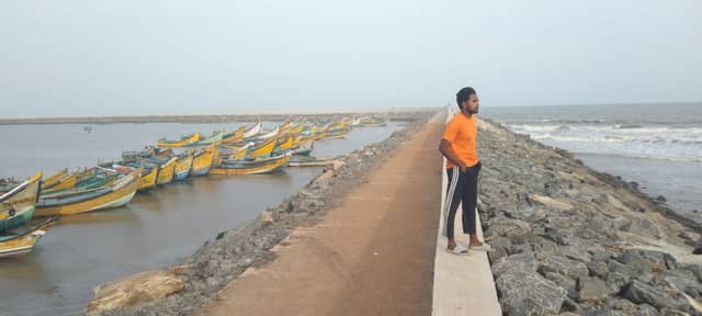 Uppada Beach Breakwater - Image 1