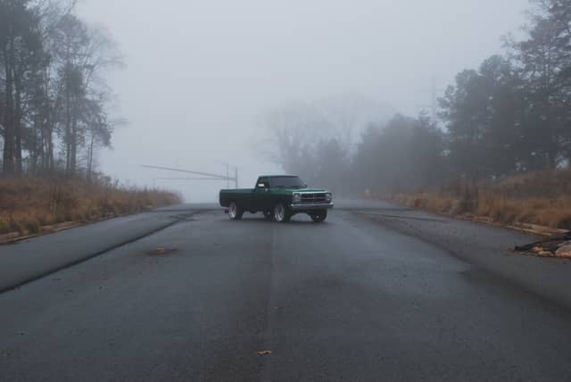 Palmetto Parkway Foggy Road - Image 1