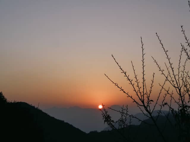 Garhwal Himalayan Sunset Overlook - Image 1
