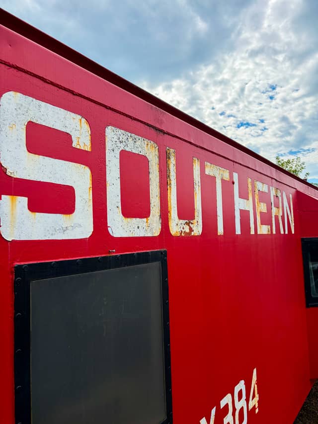 Haymarket Museum Red Caboose - Image 1