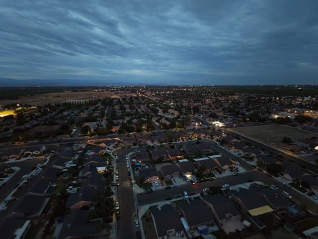 Parlier Residential Aerial View - Image 1