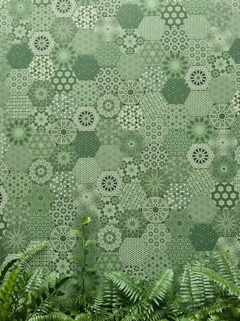Geometric Tile Wall, Old San Juan - Image 1