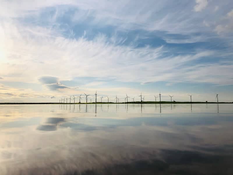 Teesside Wind Farm from Redcar Beach - Image 1