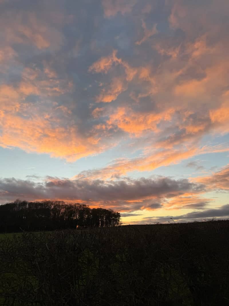 Leicestershire Countryside Sunset - Image 1