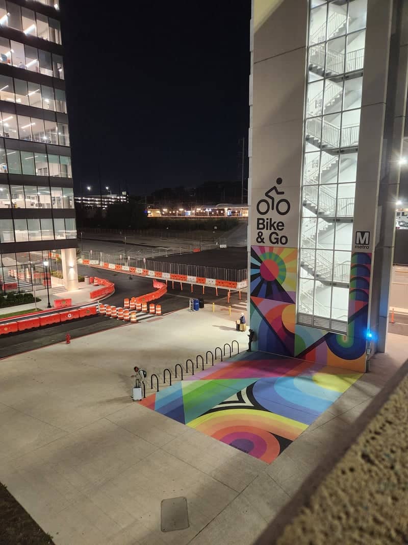 New Carrollton Metro Bike & Go Mural - Image 1
