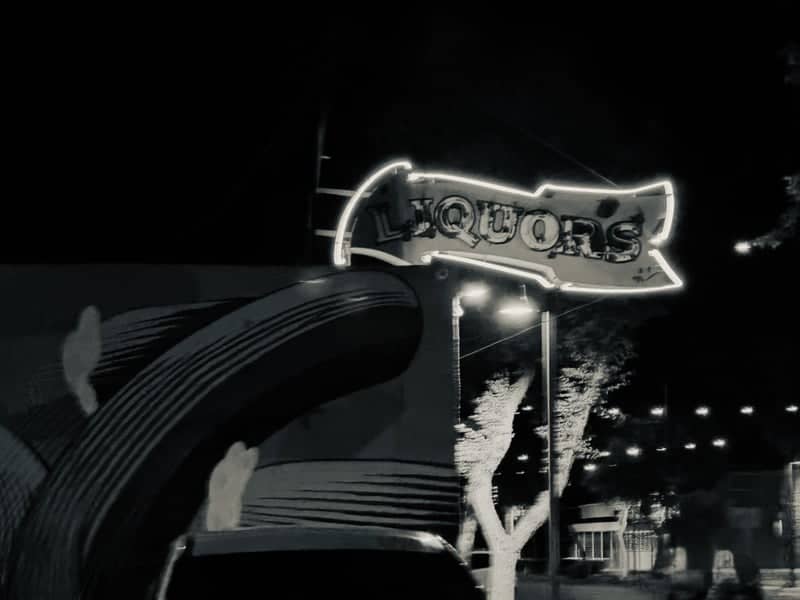 Vintage Liquors Neon Sign, Avondale - Image 1