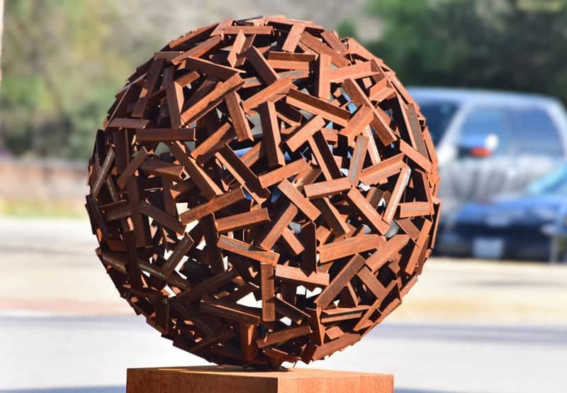 Centennial Park Metal Sphere Sculpture - Image 1