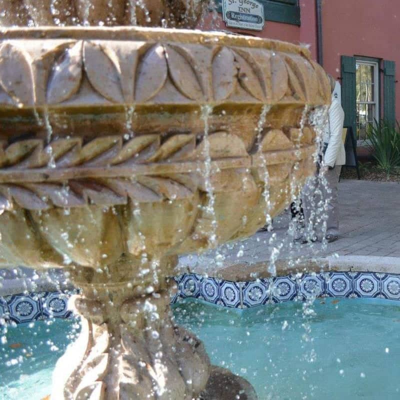 St. George Inn Courtyard Fountain - Image 1