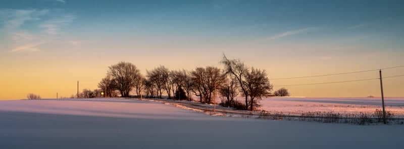 Brooklyn Rural Winter Vista - Image 1