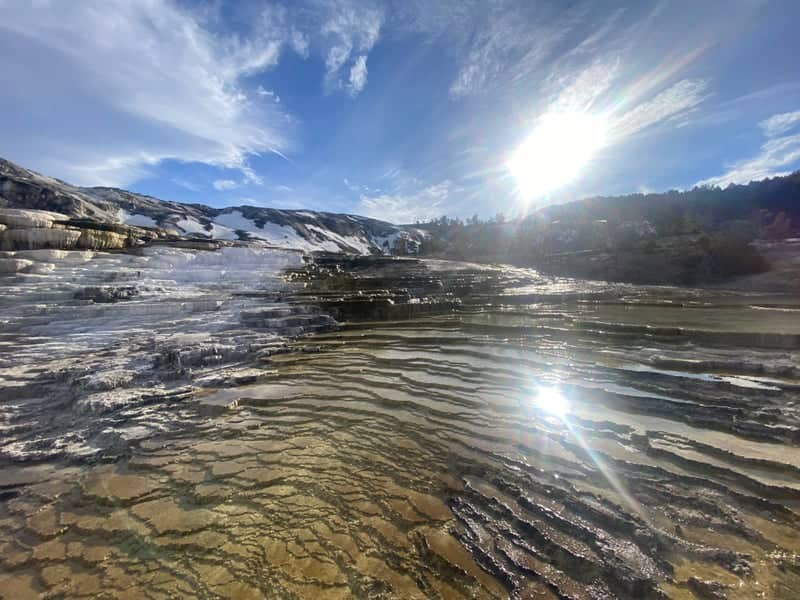 Mammoth Hot Springs Terraces - Image 1