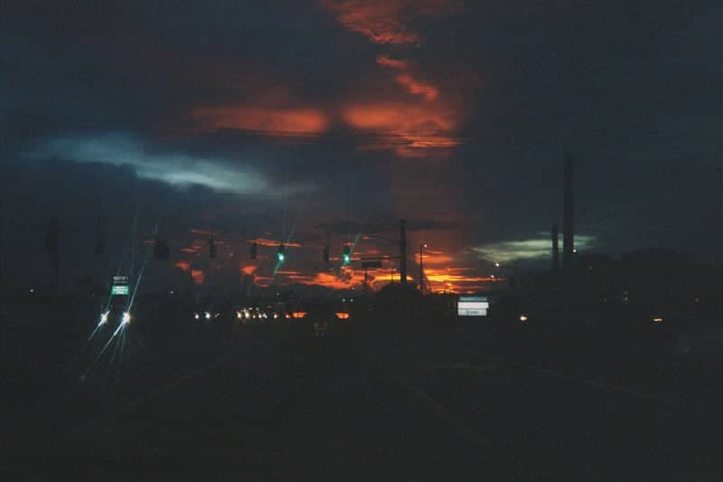 Arcadia Highway Sunset - Image 1