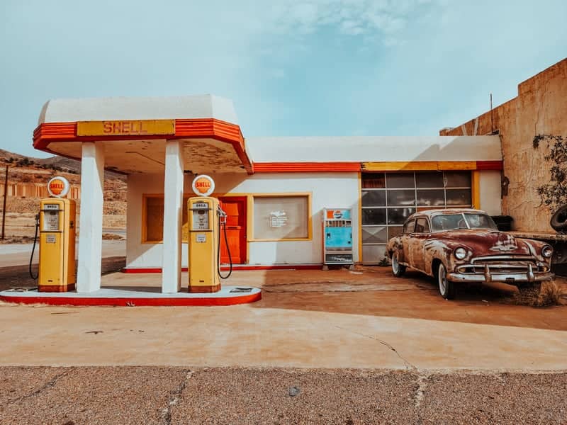 Erie Street Vintage Gas Station - Image 1