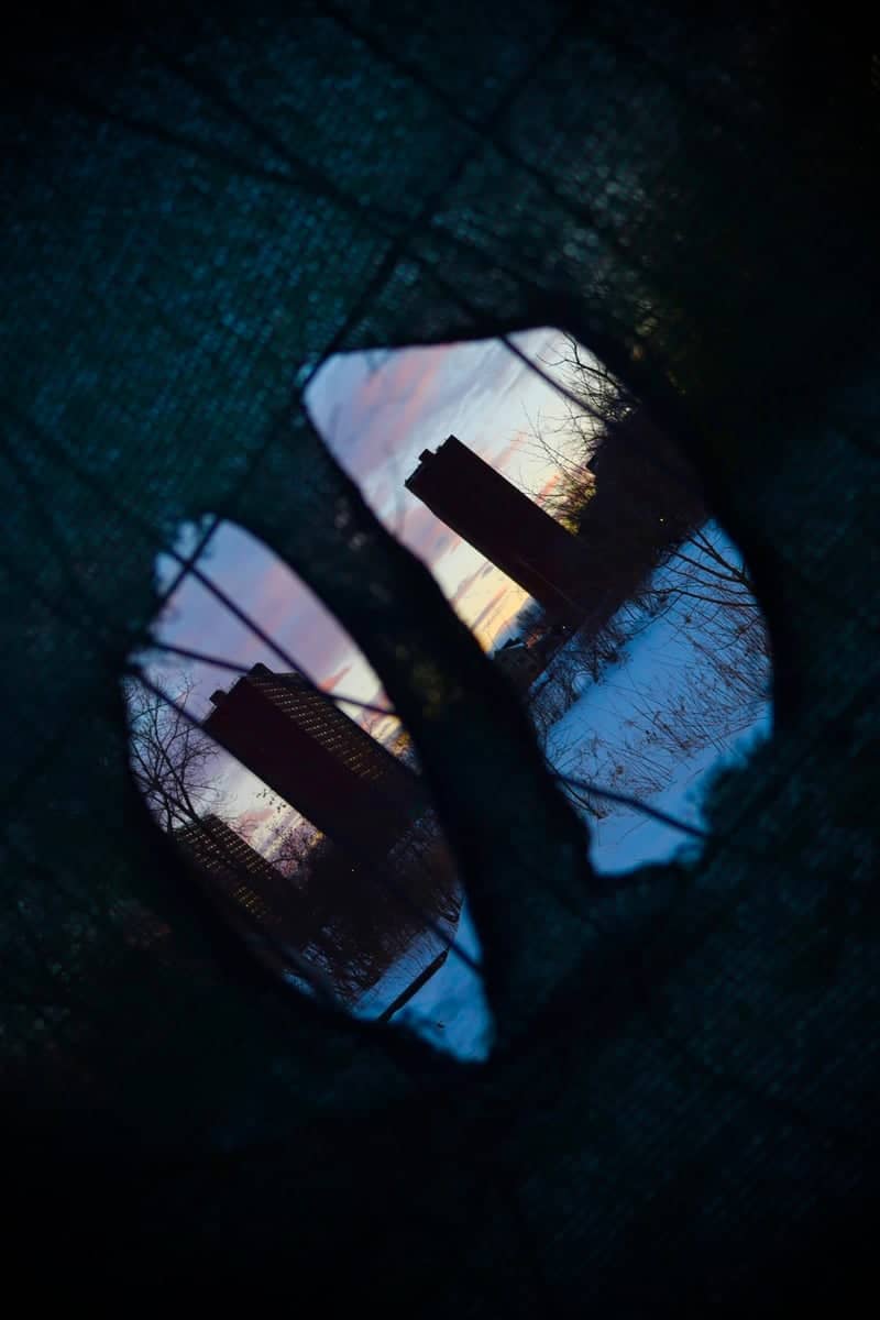 Rindge Towers Reflection - Image 1