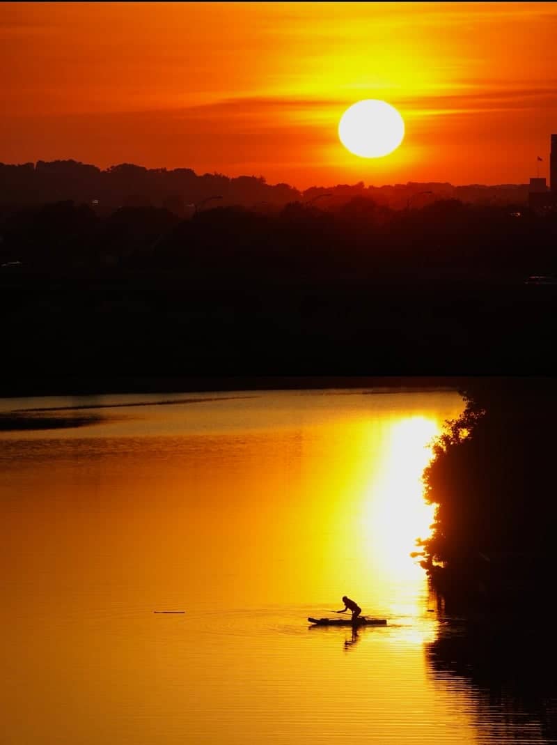 Charles River Sunset at BU Bridge - Image 1