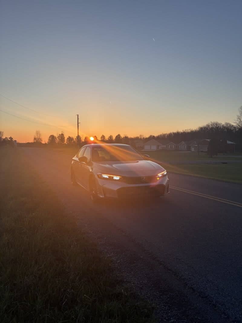 East Liberty Rural Road Sunset - Image 1
