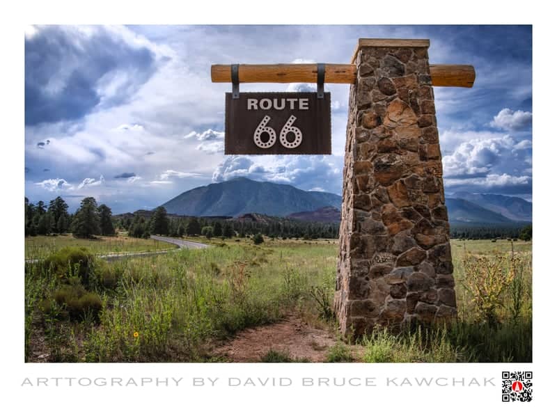 Route 66 Monument, Flagstaff - Image 1