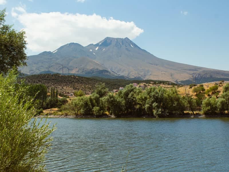 Mount Hasan from Helvadere Pond - Image 1