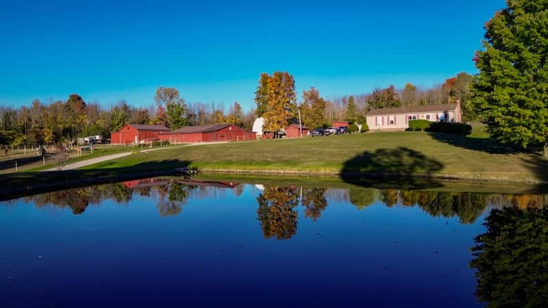 Conesus Farmstead Reflection - Image 1