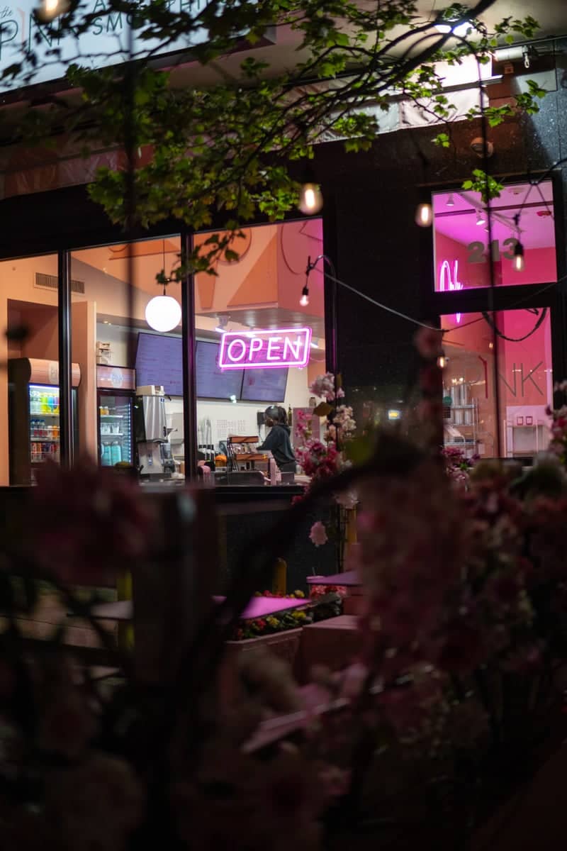 Thayer Street Neon Storefront - Image 1