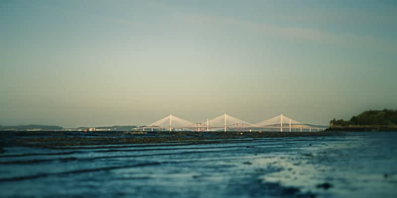 Queensferry Crossing from Bo'ness Shore - Image 1