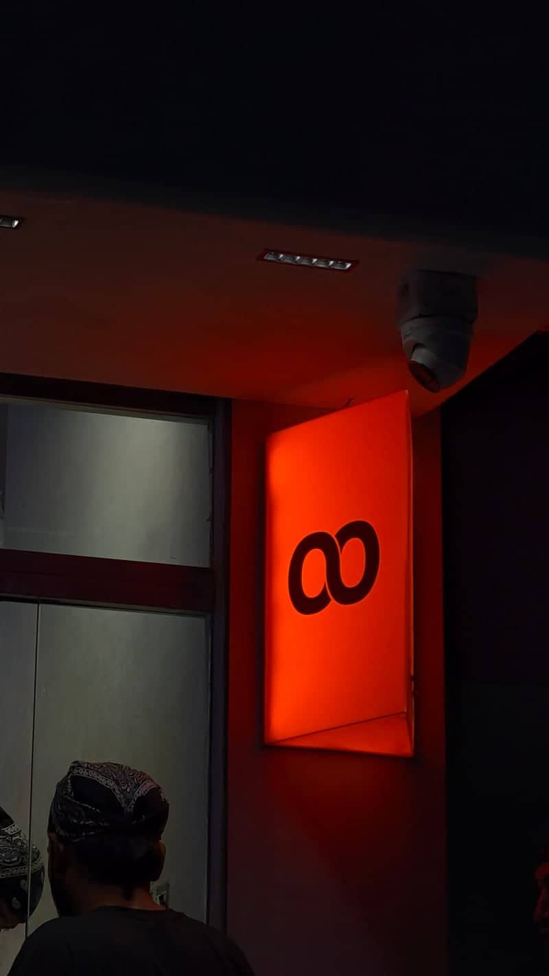 Modern Red Neon Storefront - Image 1