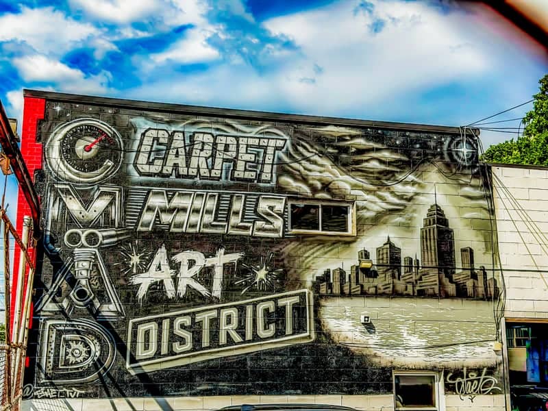 Carpet Mills Arts District Mural - Image 1