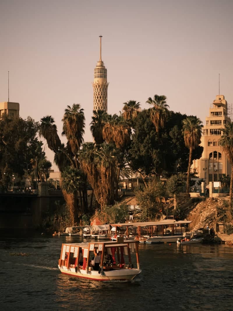 Cairo Tower from the Nile Corniche - Image 1
