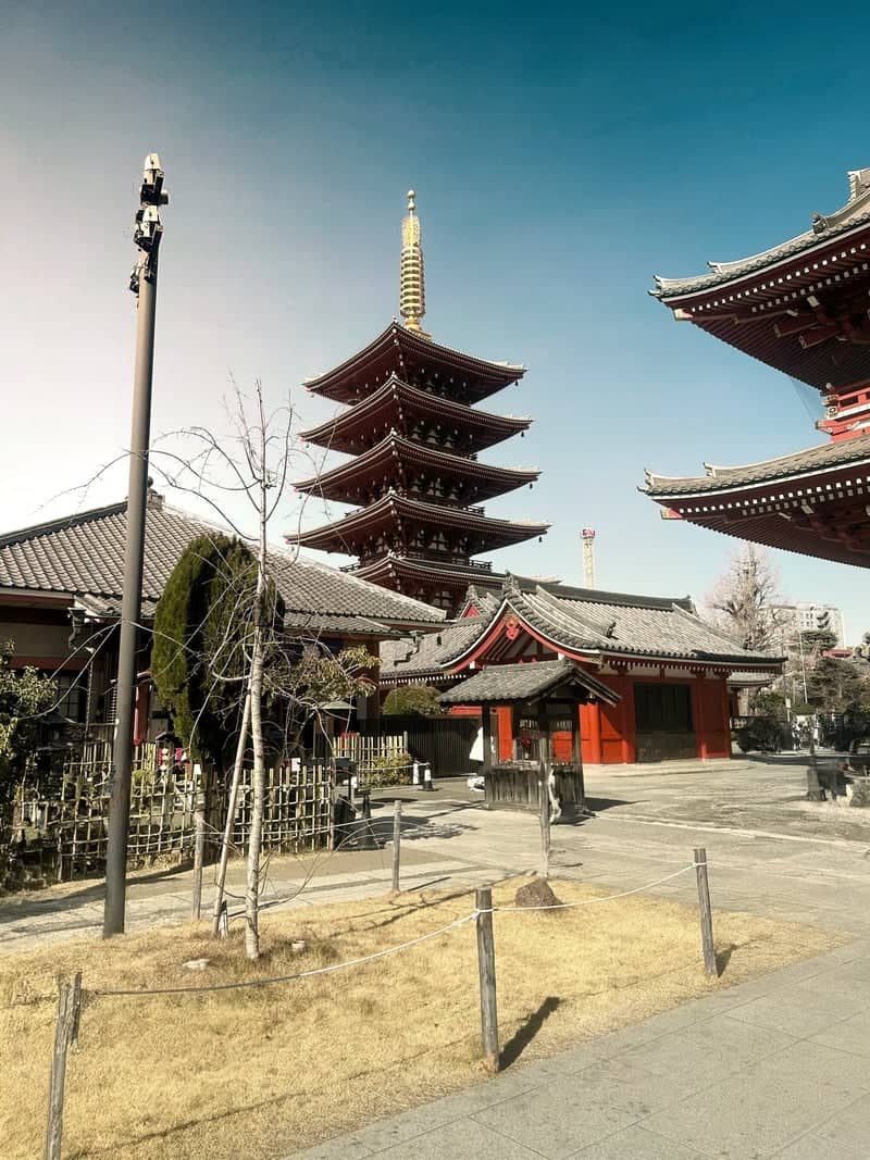 Senso-ji Temple Pagoda - Image 1