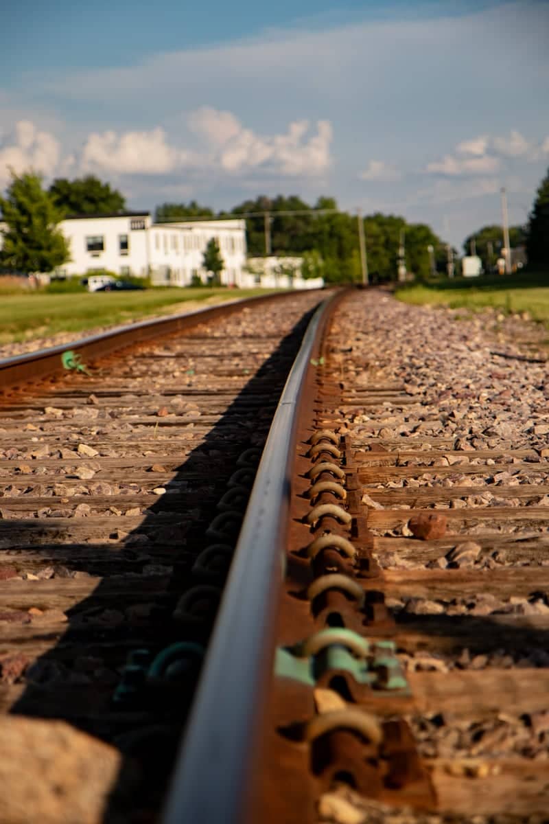 Huntley Downtown Railroad Tracks - Image 1