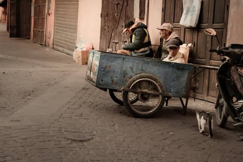 Marrakesh Medina Street Scene - Image 1