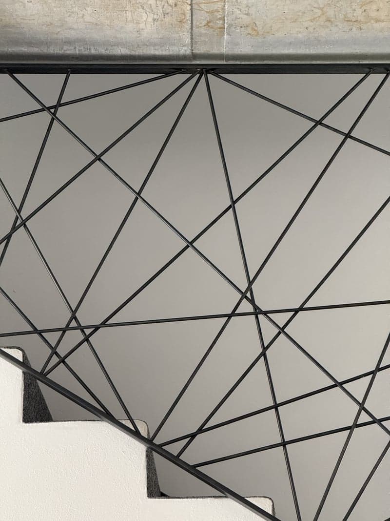Modern Geometric Railing, Santa Cristina