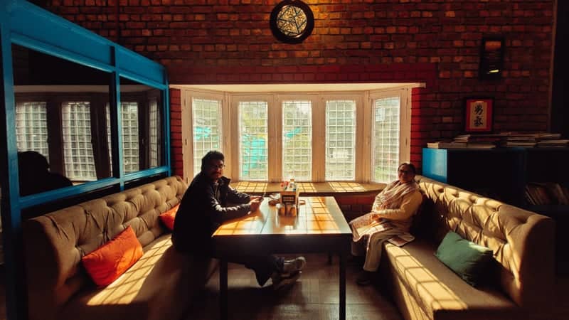 Rustic Cafe Interior, Dehradun - Image 1