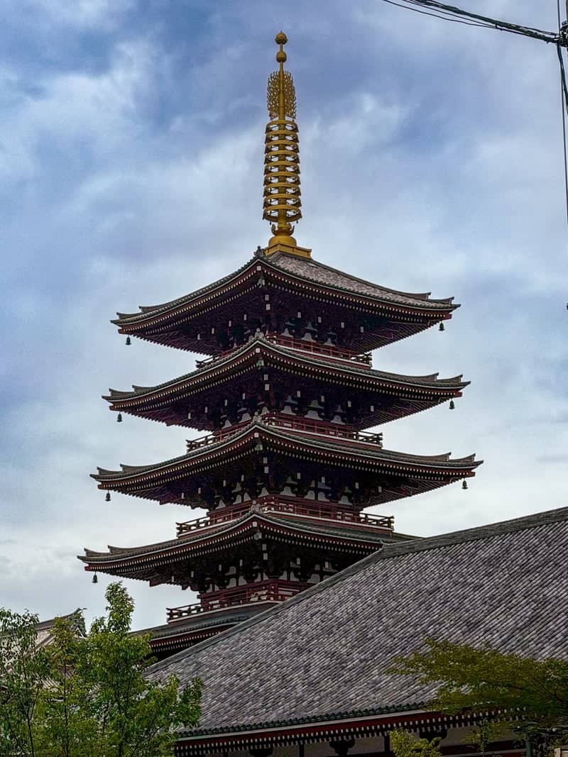 Senso-ji Temple Pagoda - Image 1