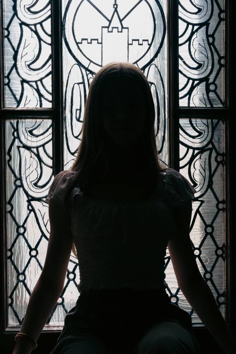 Historical Stained Glass Window, Arbat District - Image 1