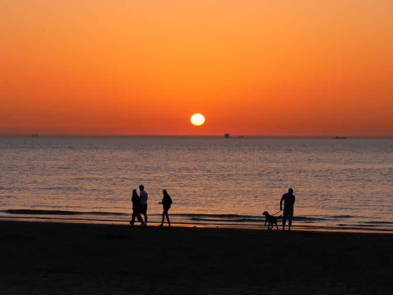 De Haan Beach Sunset - Image 1