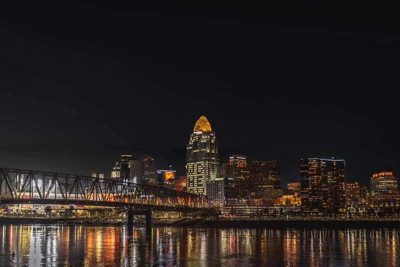 Cincinnati Skyline from Newport Waterfront - Image 1