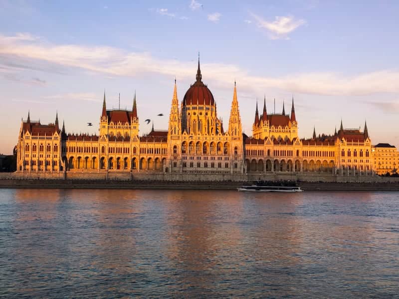 Hungarian Parliament Building from Bem Rakpart - Image 1