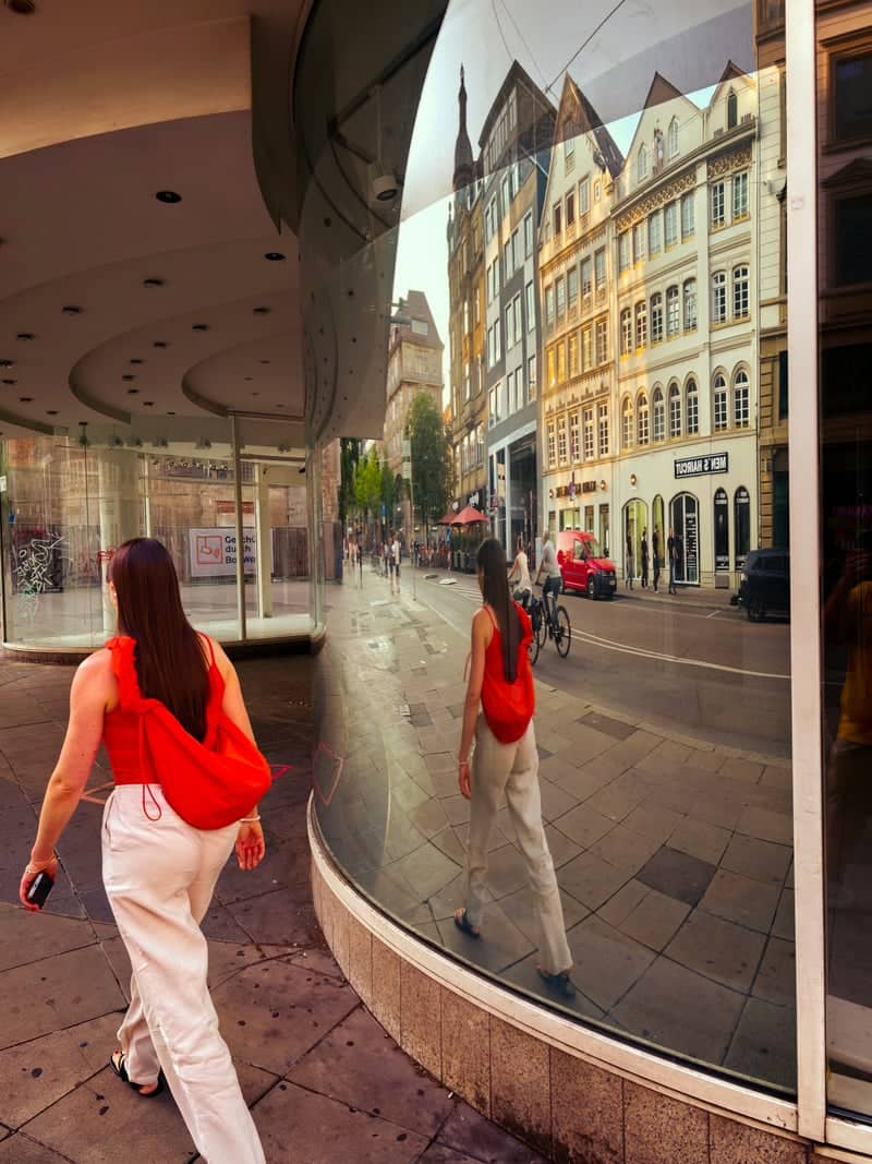 Hirschstraße Street Reflections - Image 1