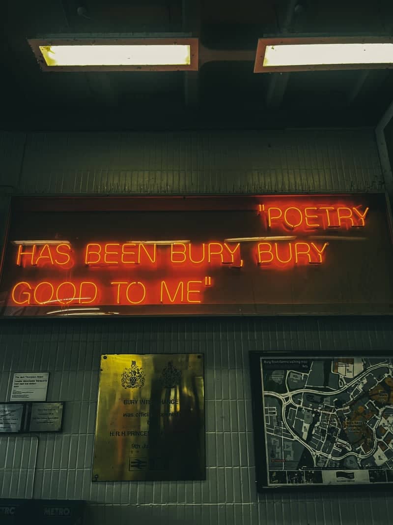 Bury Interchange Neon Sign - Image 1