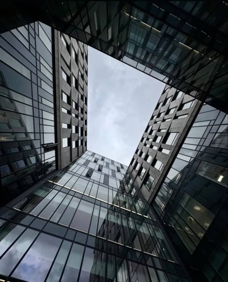 Trianglen Modern Architecture Courtyard - Image 1