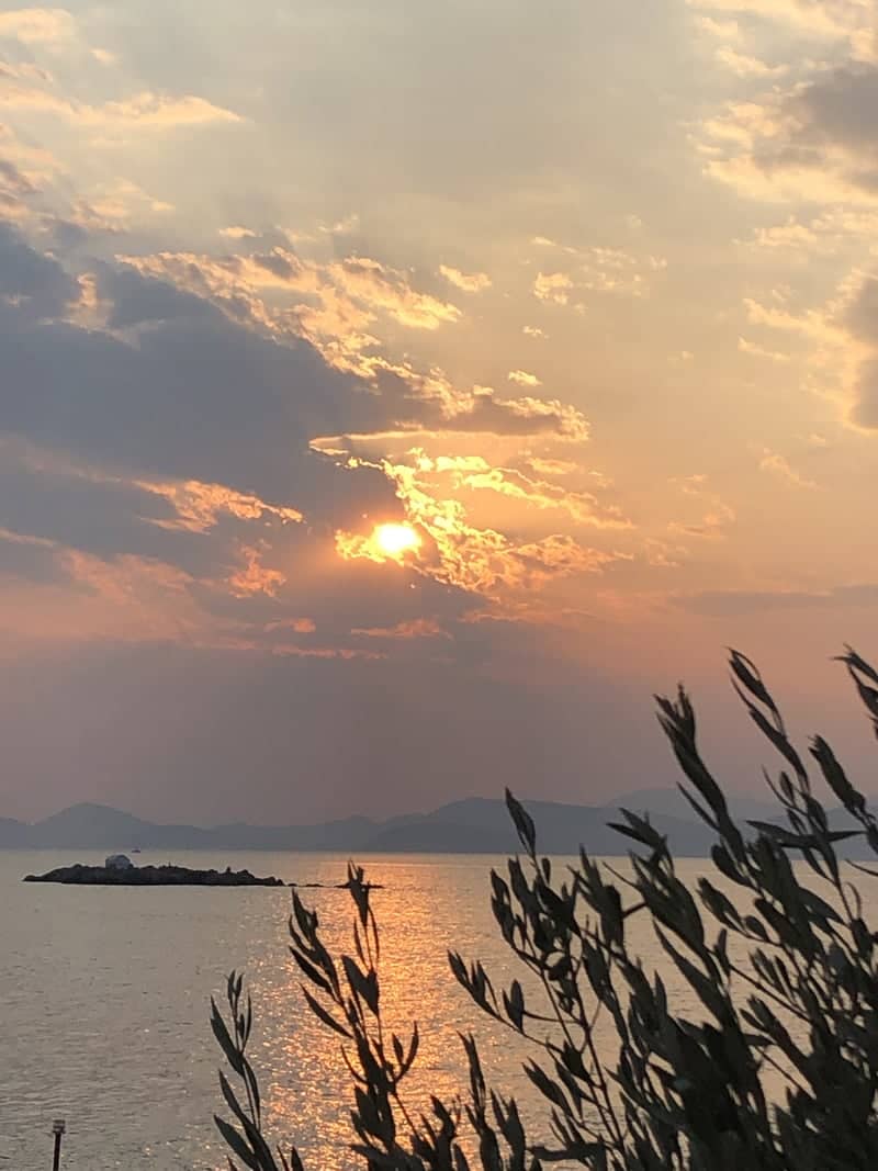 Hydra Coastal Sunset Overlook - Image 1